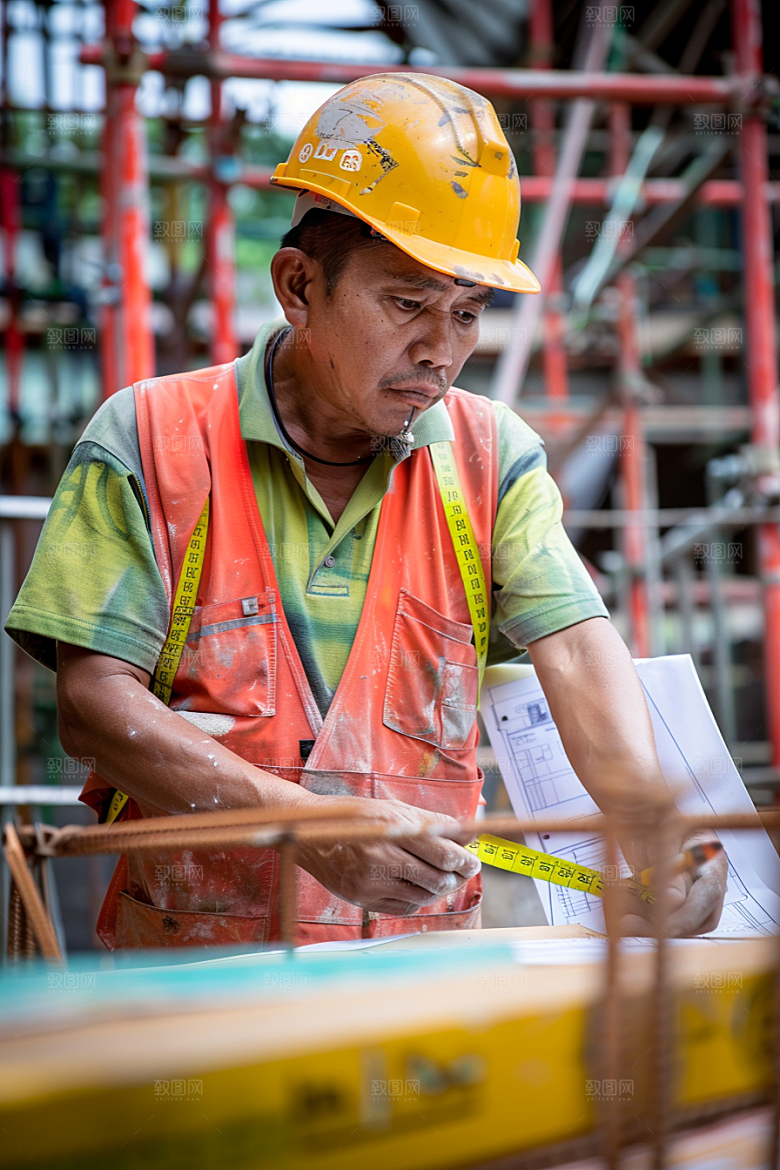 工地施工建设工人摄影图