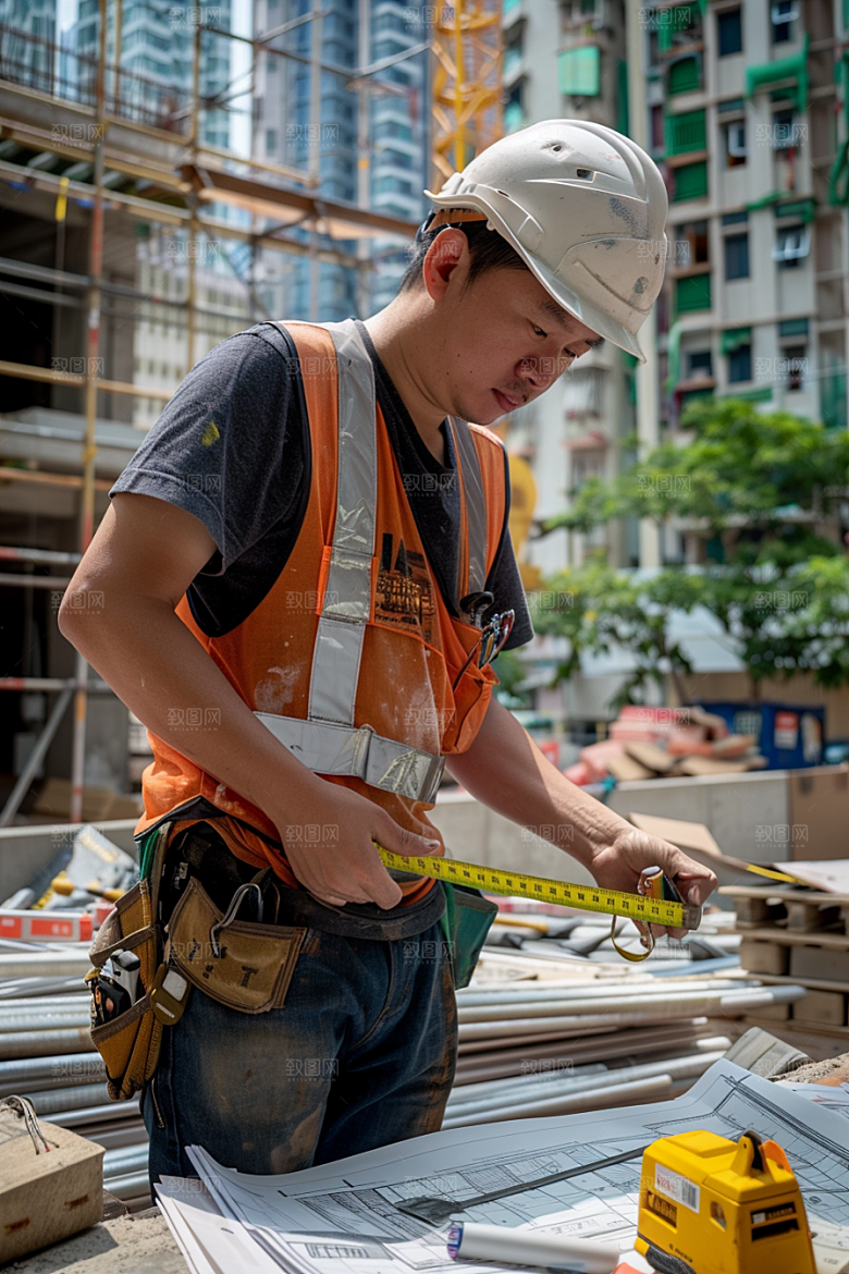 工地施工工人建设摄影图