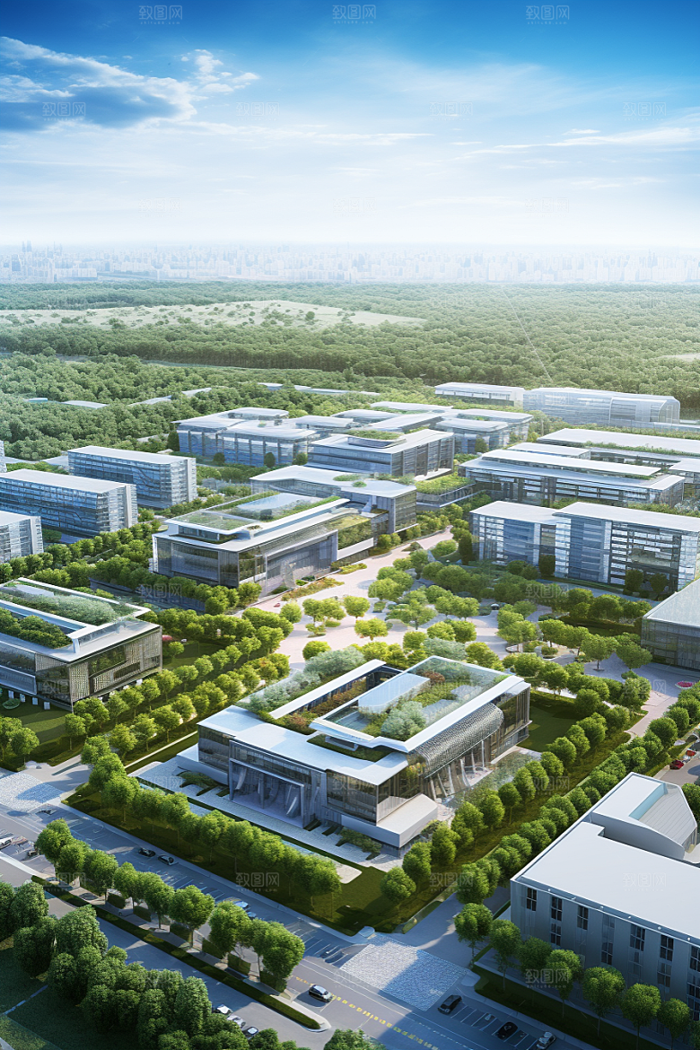 工业厂房工厂乡村建设摄影图