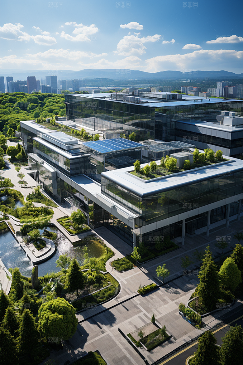 工业厂房工业区乡村建设摄影图
