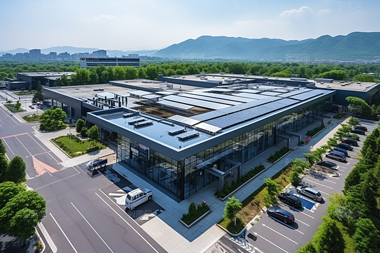 工业厂房高清乡村建设摄影图
