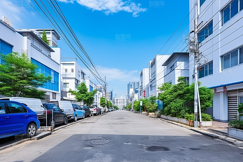 工业厂房规划地块效果图