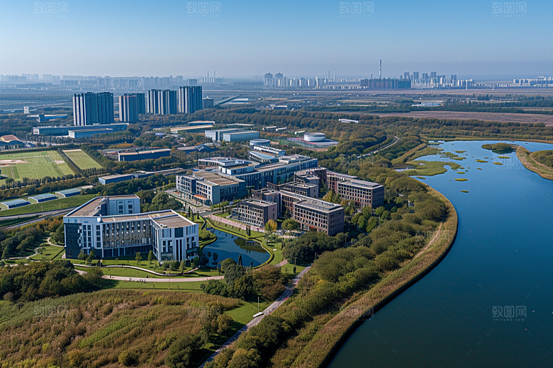 工业厂房工业区实景效果图