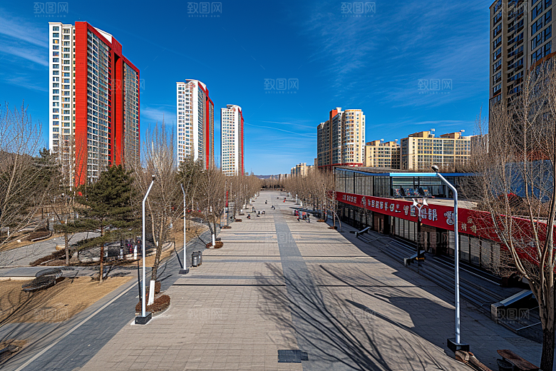 工业厂房生产线地块效果图