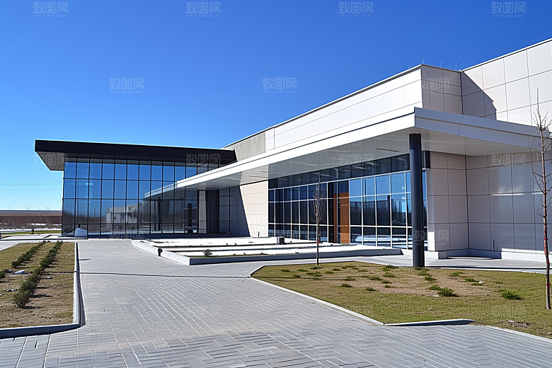 工业厂房实景生产线效果图