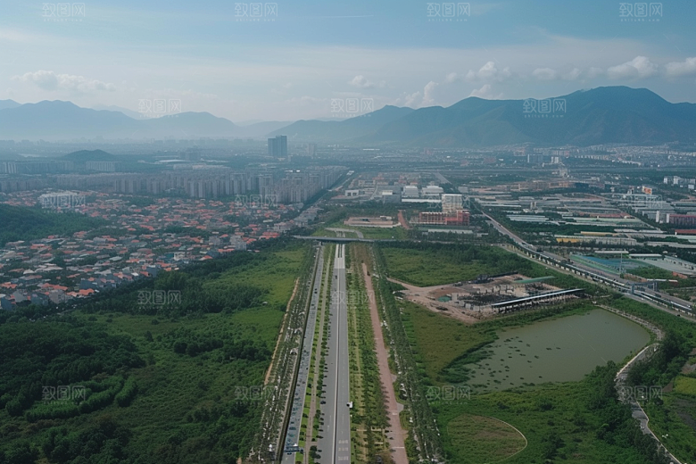 工业厂房高清规划效果图