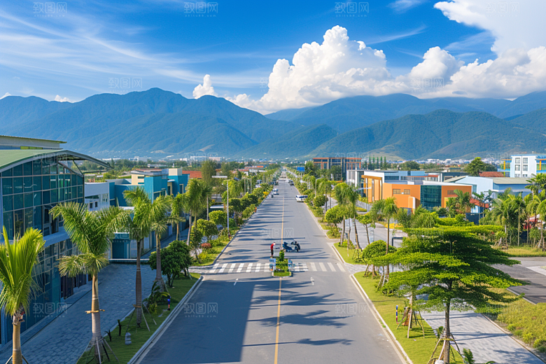 工业厂房实景地块效果图