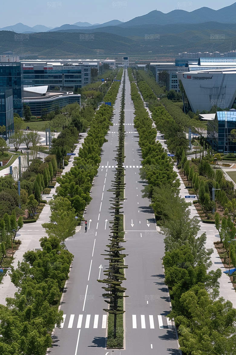 工业厂房实景板块效果图