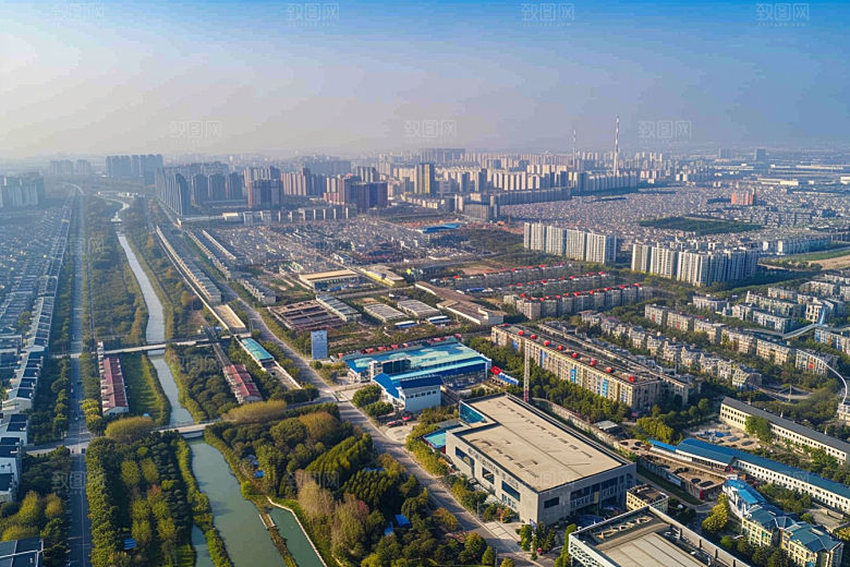 工业厂房工厂规划效果图