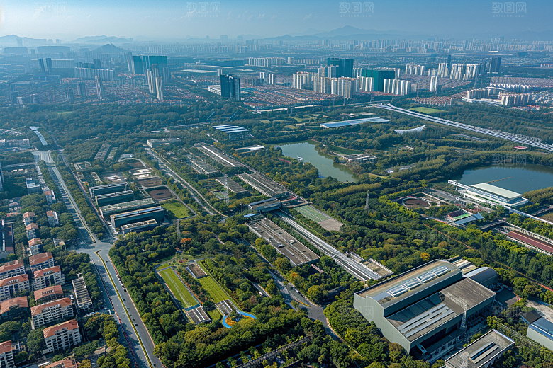 工业厂房实景板块效果图