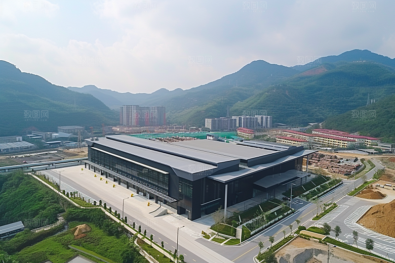 工业厂房工厂生产效果图