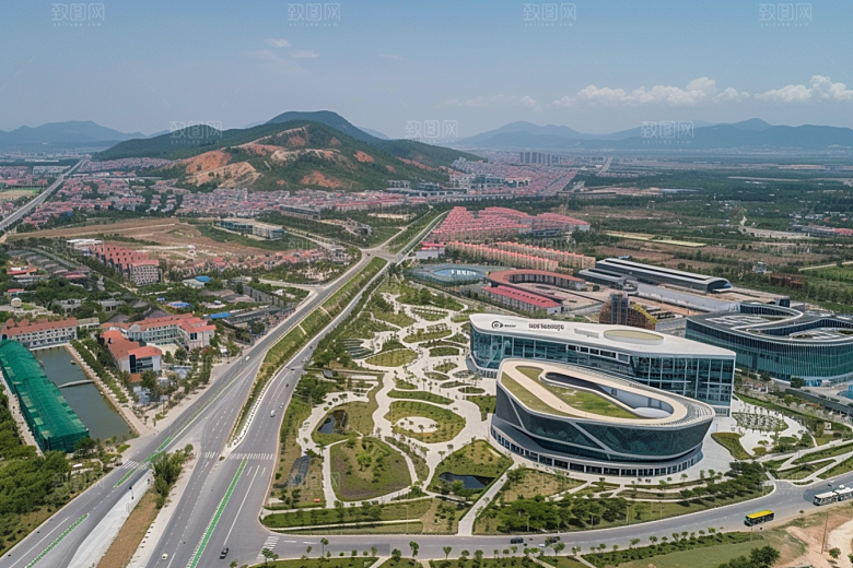 工业厂房实景生产效果图