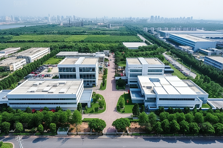 工业厂房地块实景效果图