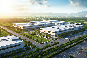 工业厂房园区板块效果图