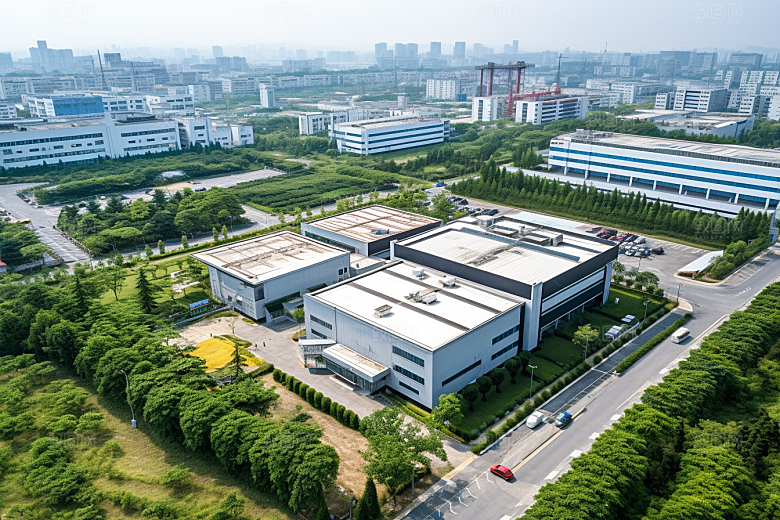 工业厂房园区工业区效果图