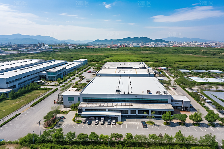 工业厂房工业区园区效果图