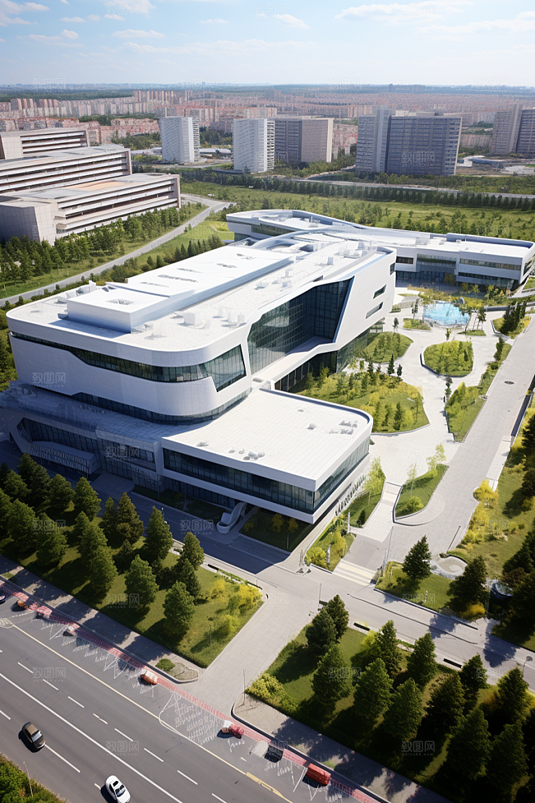 工业厂房实景规划效果图