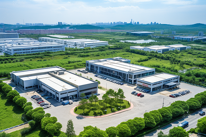 工业厂房实景工业区效果图