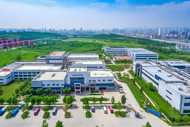 工业厂房实景生产效果图