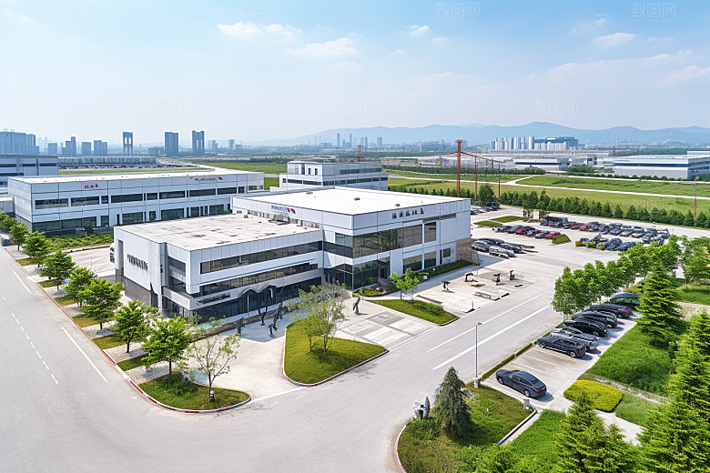 工业厂房园区实景效果图
