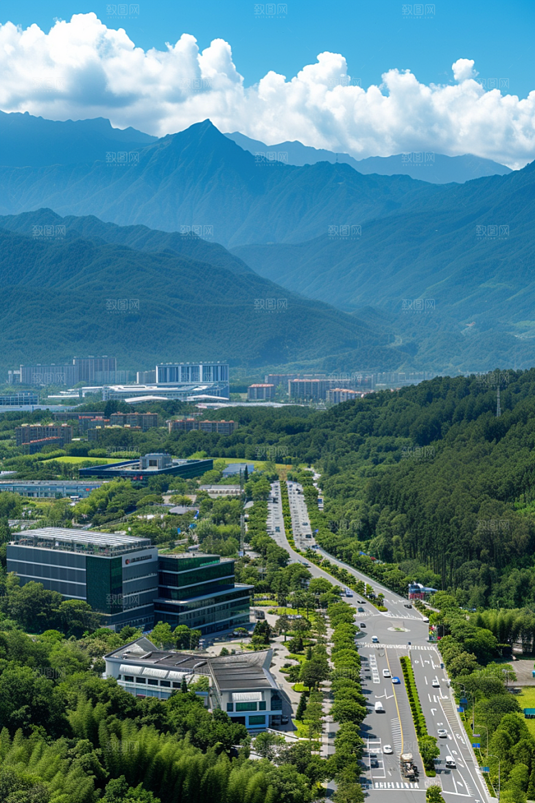 工业厂房实景板块效果图