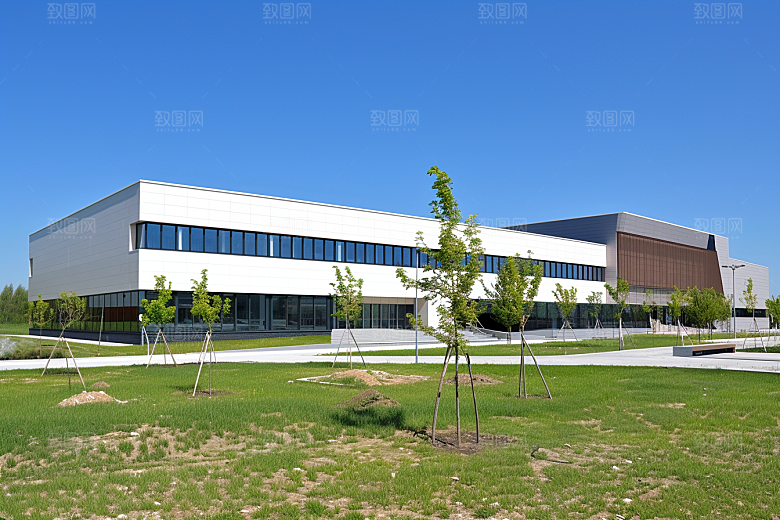 工业厂房工厂板块效果图
