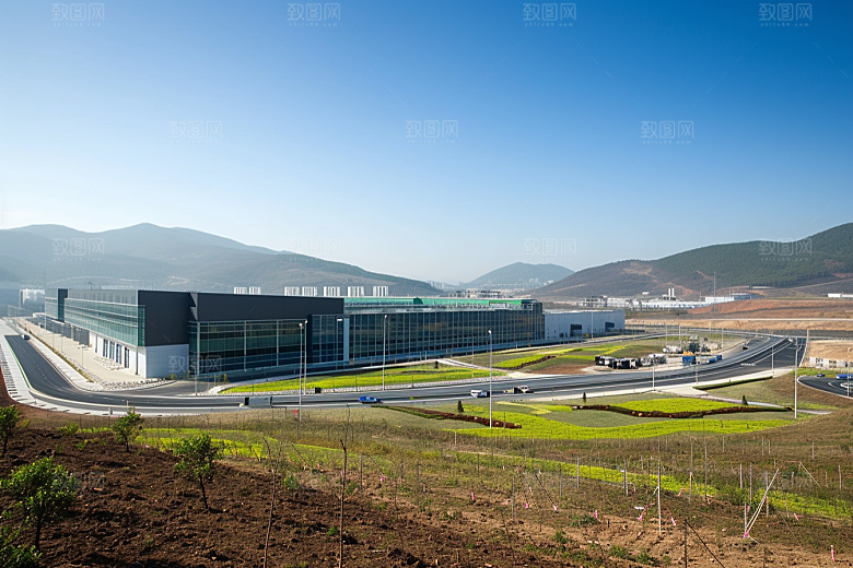 工业厂房园区实景效果图