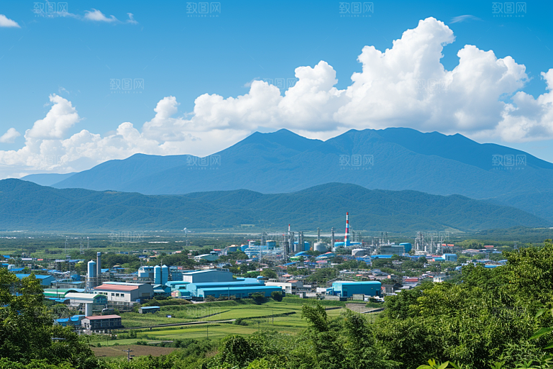 工业厂房高清实景效果图
