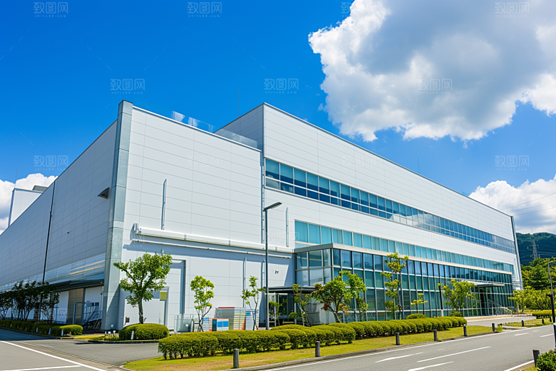 工业厂房实景地块效果图