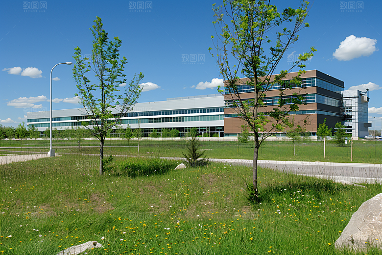 工业厂房园区实景效果图