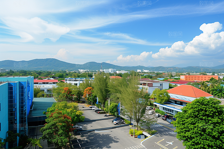 工业厂房地块板块效果图