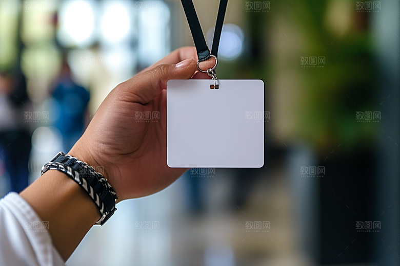 工作证高清大气样机