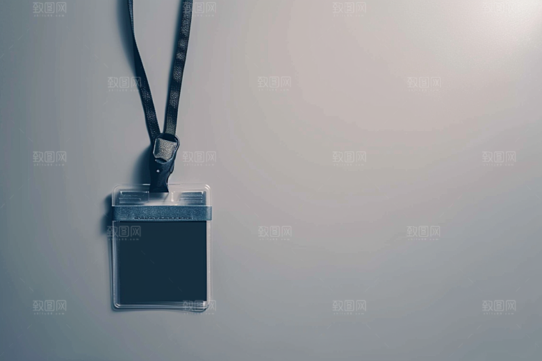 工作证简约工牌样机