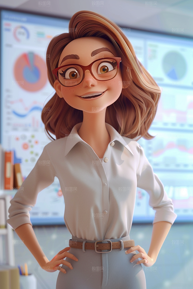 打工人报表3D模型