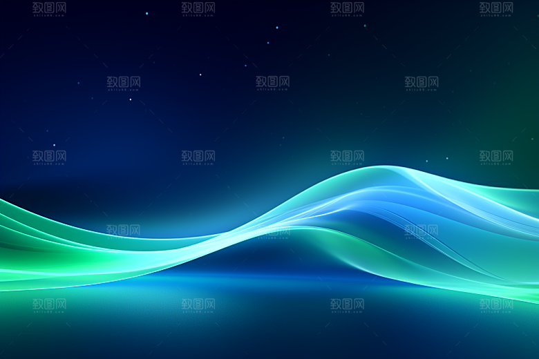 光线波长波浪光波背景图