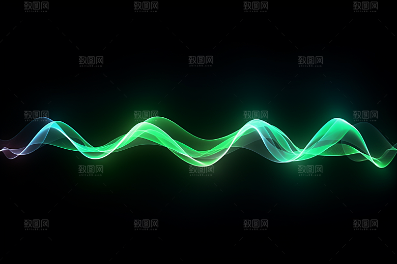 光线波长高清科技感背景图
