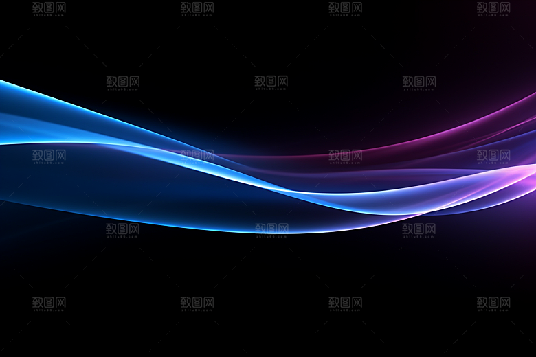 光线波长科技感彩色背景图
