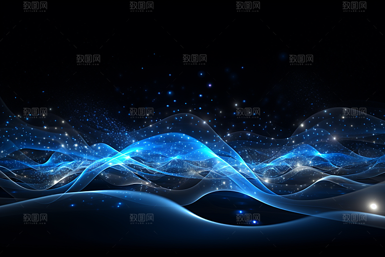 光线波长未来感光束背景图