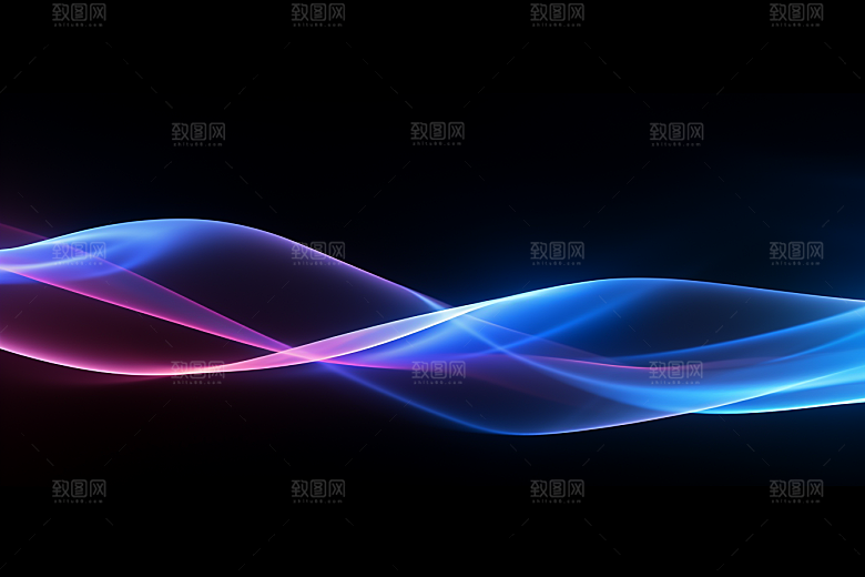 光线波长粒子电波背景图