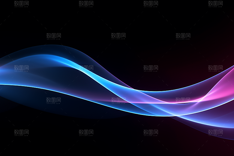 光线波长光波未来感背景图