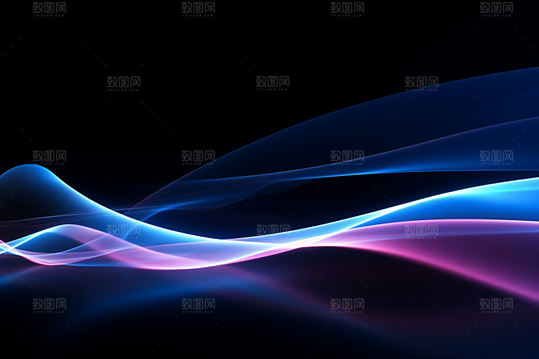 光线波长抽象现代背景图