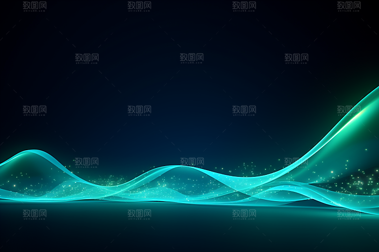光线波长现代彩色背景图