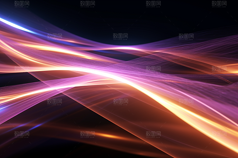 光线波长粒子现代背景图