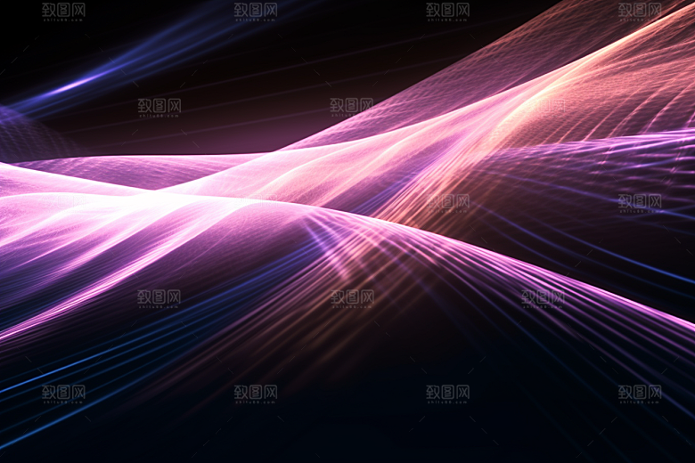 光线波长光束电波背景图