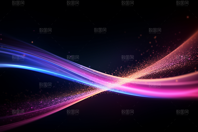 光线波长电波光束背景图