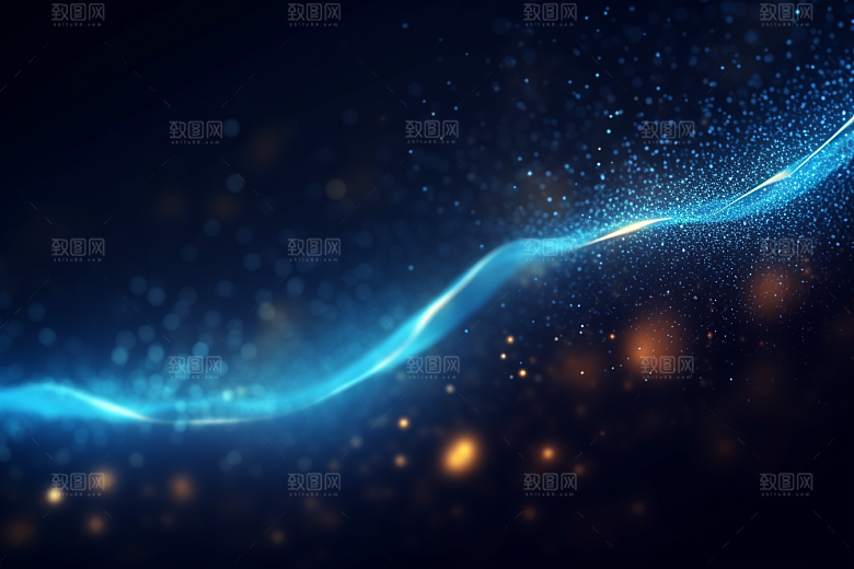 光线波长电波现代背景图