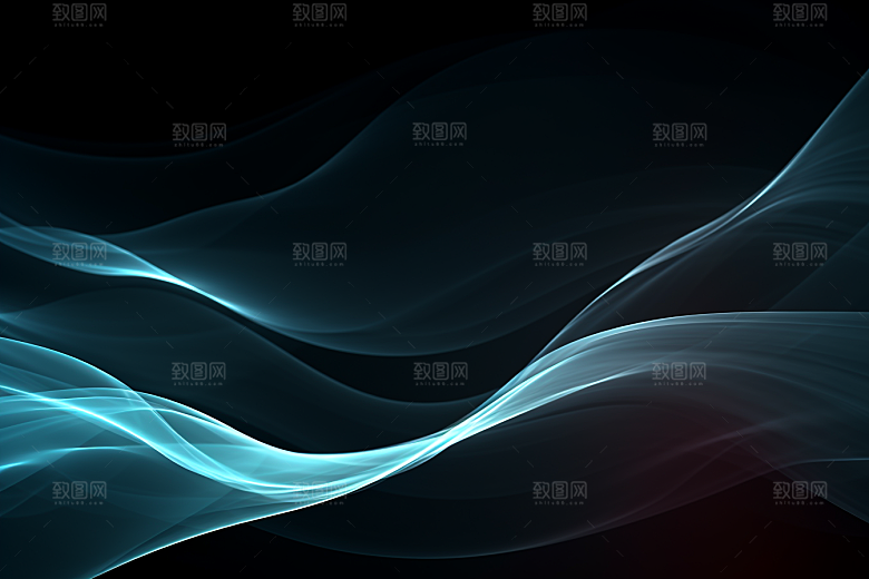 光线波长粒子波浪背景图