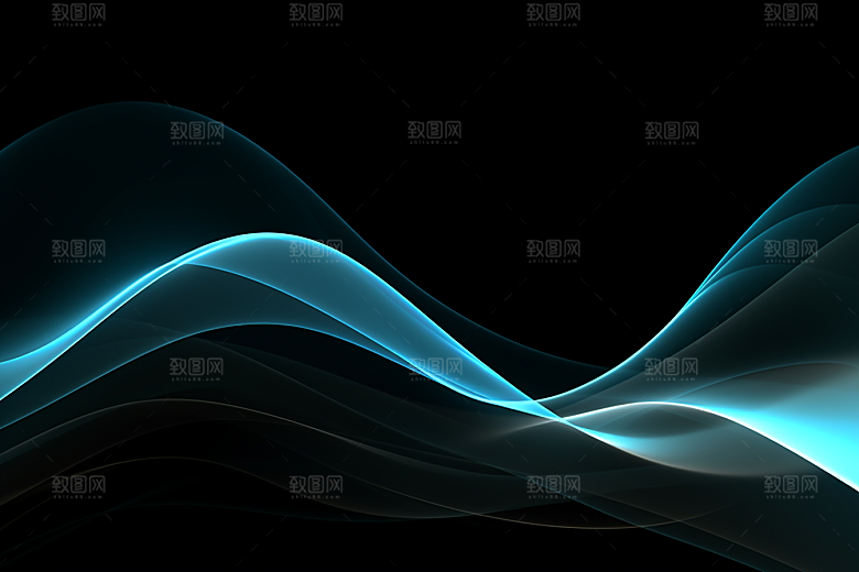 光线波长未来感光波背景图