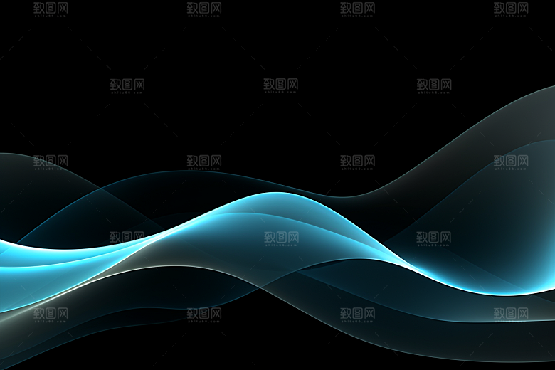 光线波长抽象粒子背景图