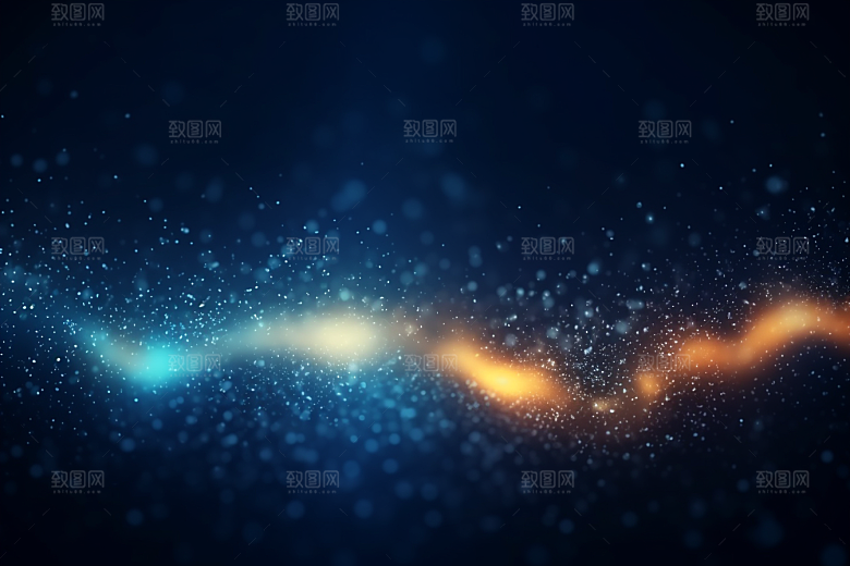 光线波长抽象粒子背景图